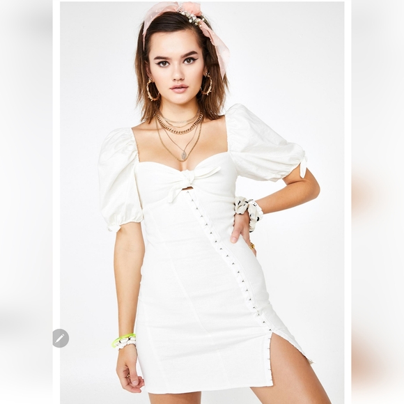 🍋For Love and Lemons Macaroon Mini Dress - Picture 15 of 17